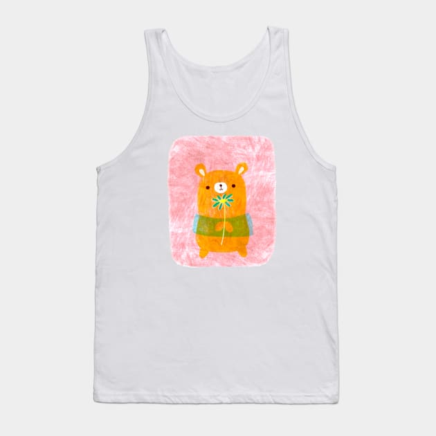 Honey Bear and Bee Tank Top by AnaRitaRobalo